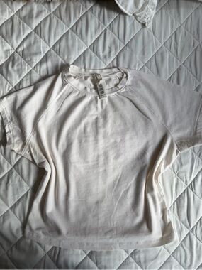 SKIMS Women’s White Short-Sleeve Crewneck Top